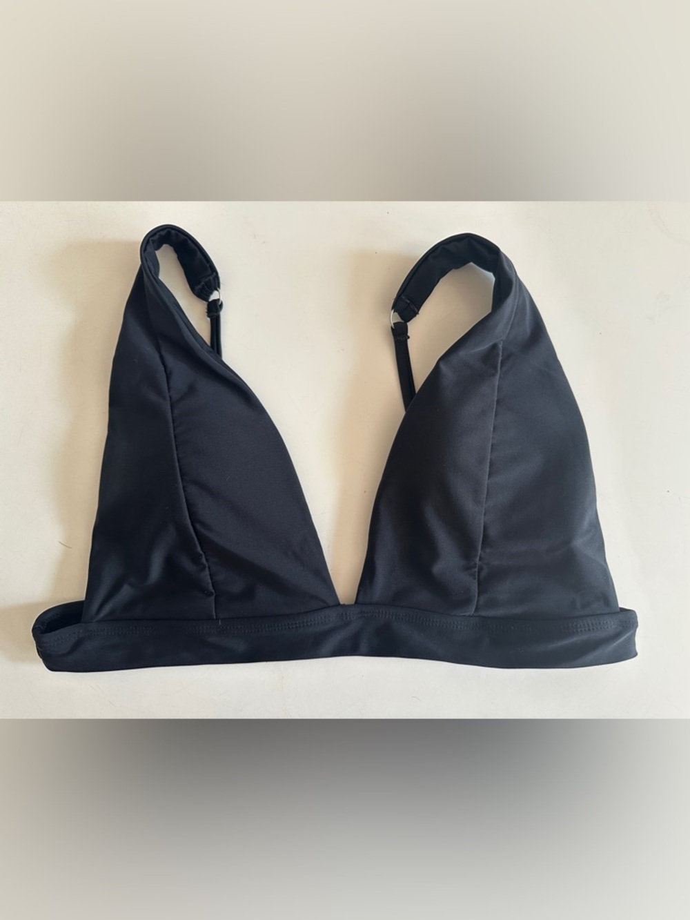 Black Triangle Bikini Top